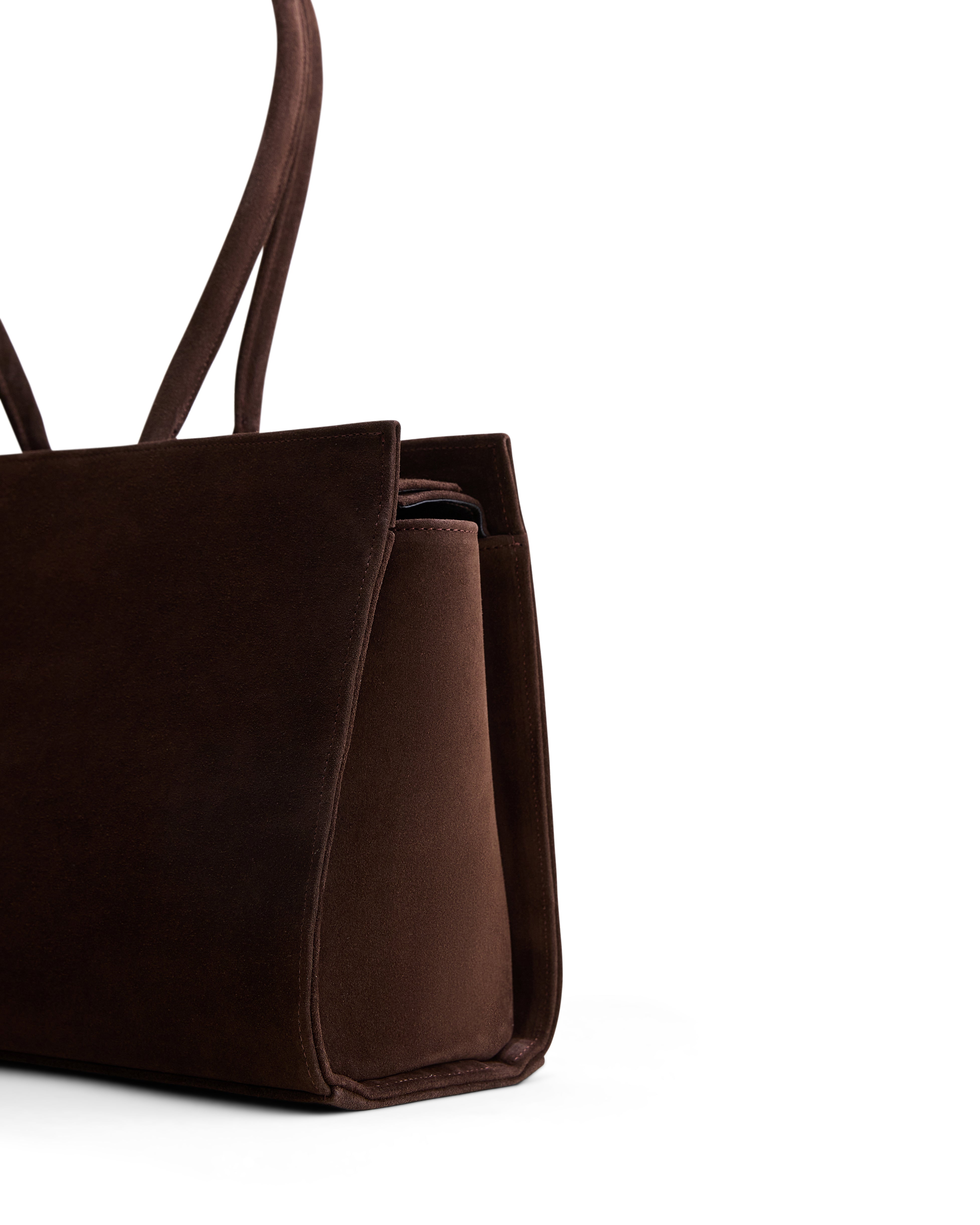Carolyn Tote Bag Medium in Chocolate