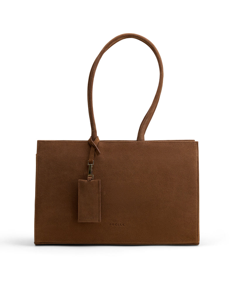 Carolyn Tote Bag Medium in Caramel