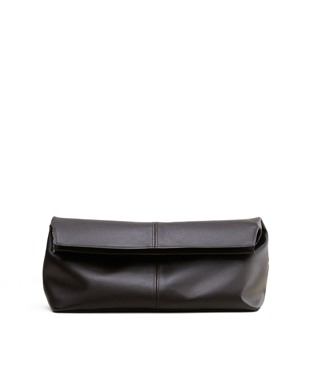 Elza clutch bag in brown