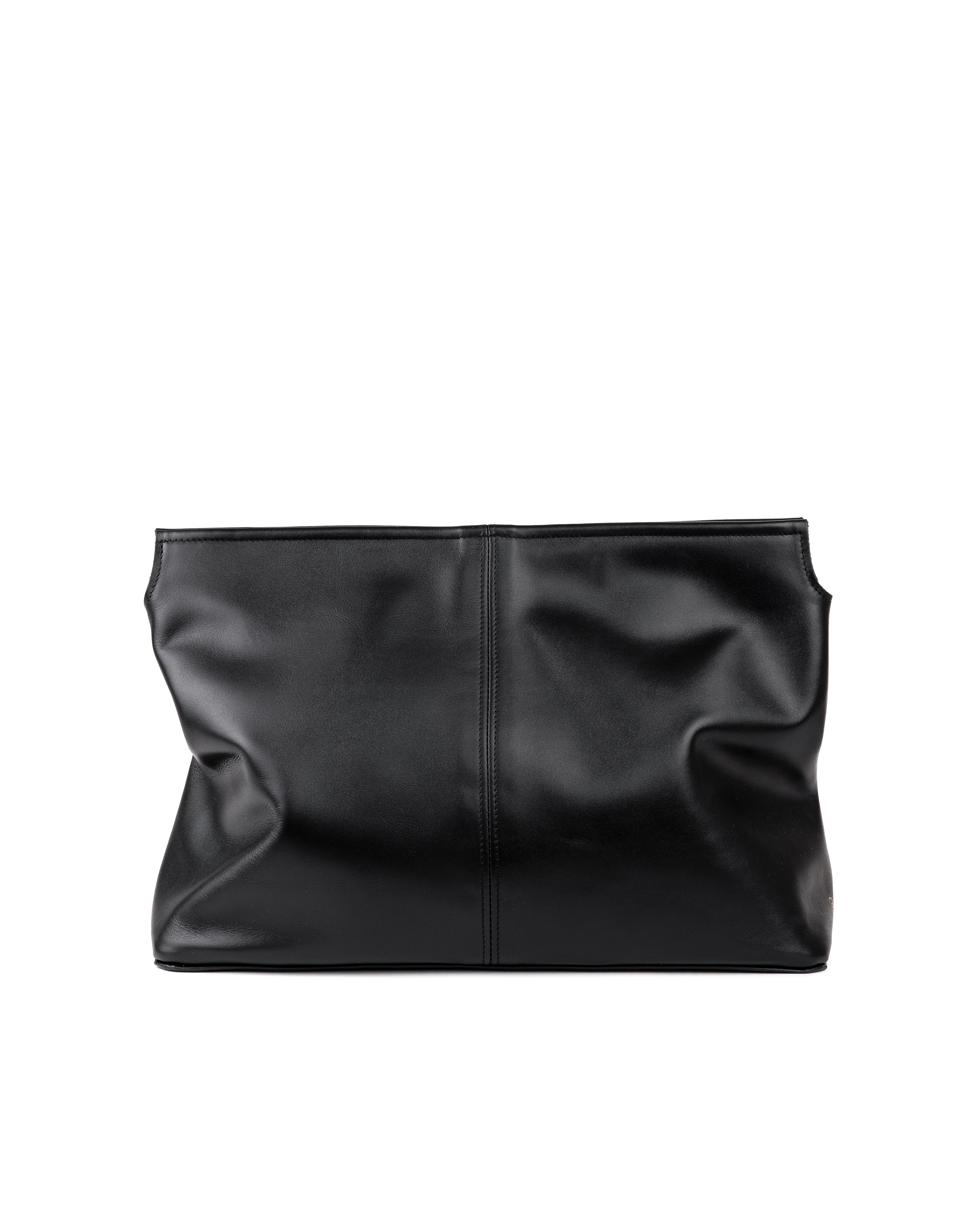 Elza clutch bag in black