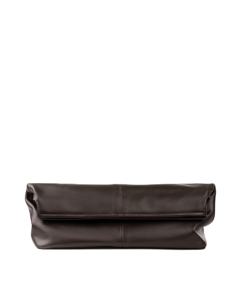 Elza Clutch in Brown