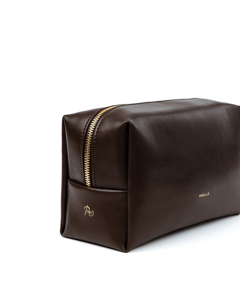 Make-up Bag in brown