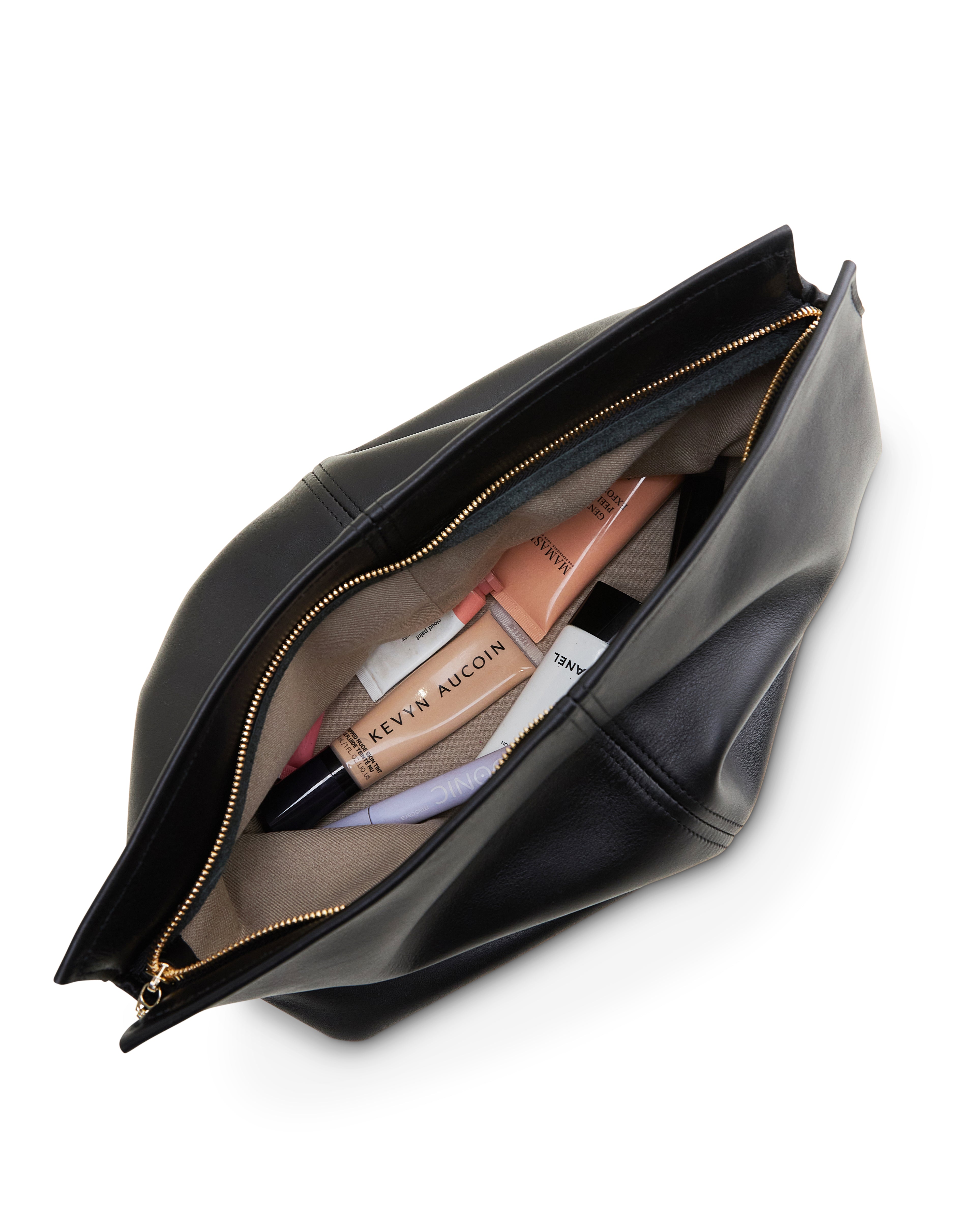 Elza clutch bag in black