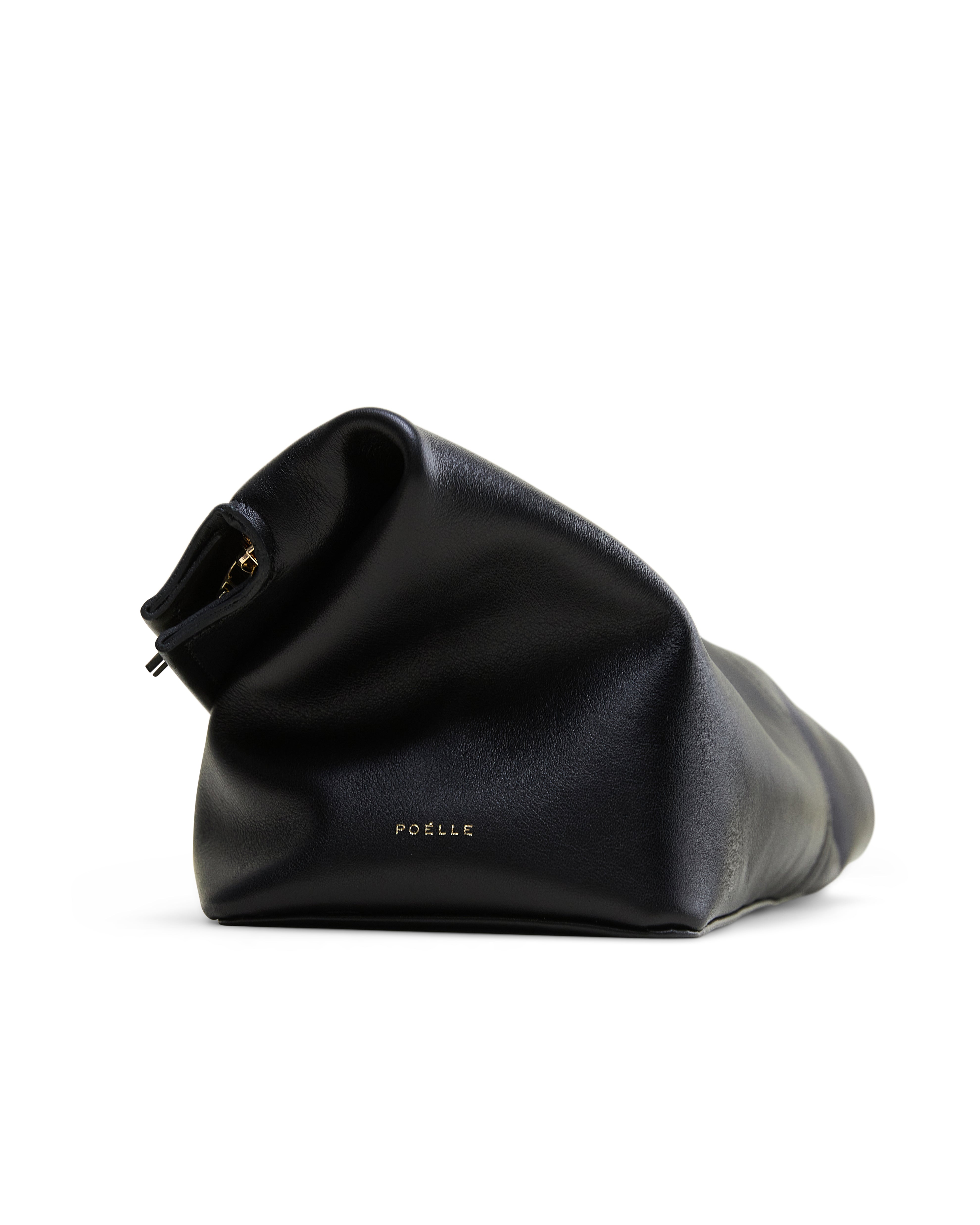 Elza clutch bag in black