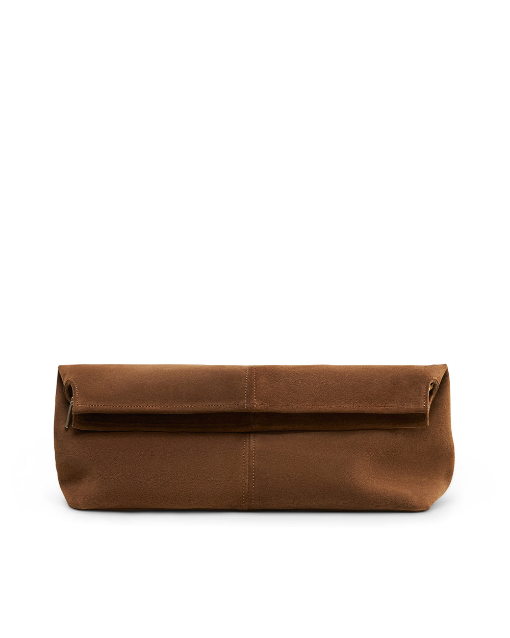 Elza clutch bag in caramel color